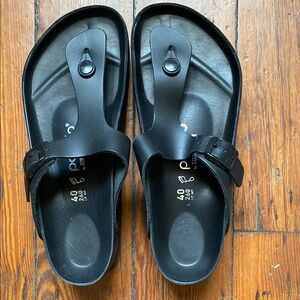 Black Sandals with Buckle